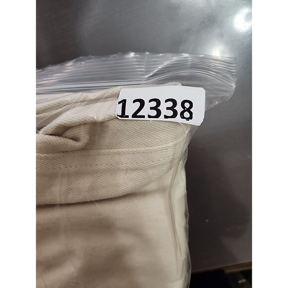 OLD NAVY Baggy Wide-Leg Jeans Womens 12 Ivory Non Stretch Y2K Mid Rise - Picture 11 of 11